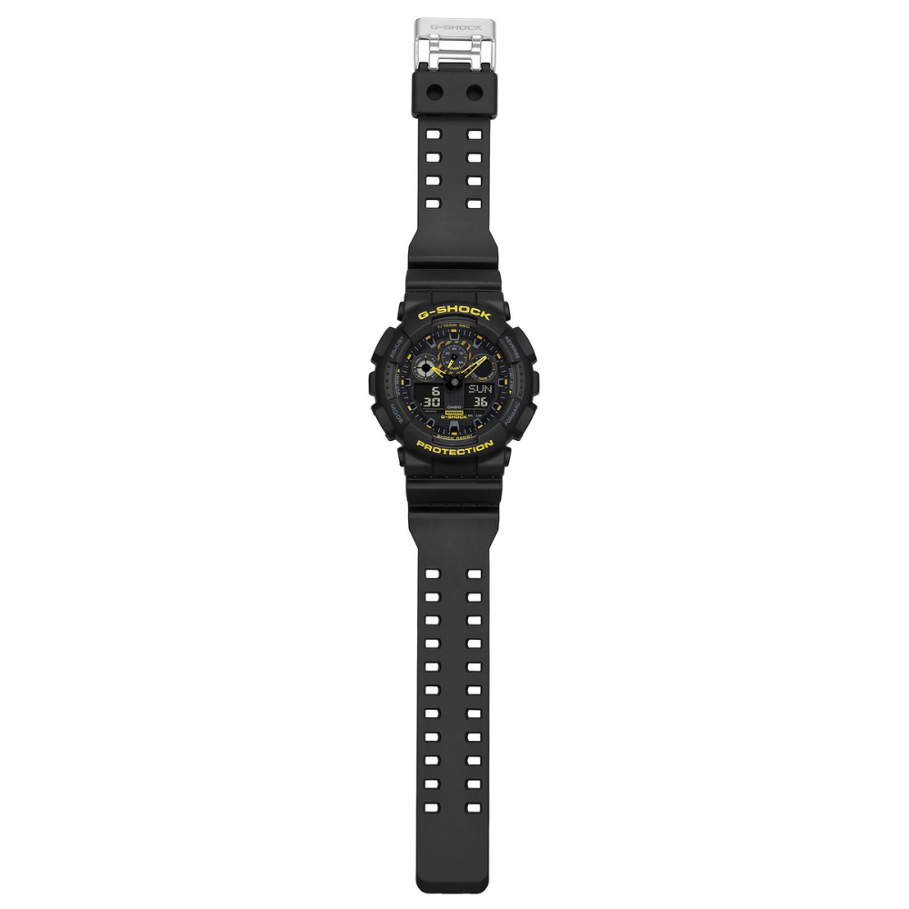 GBA-1003-1B YELLOW BLACK MEN WATCH